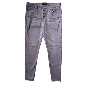 AEROPOSTALE High Waisted Jeggings Purple Jeans Stretch Women’s Size 12 Skinny